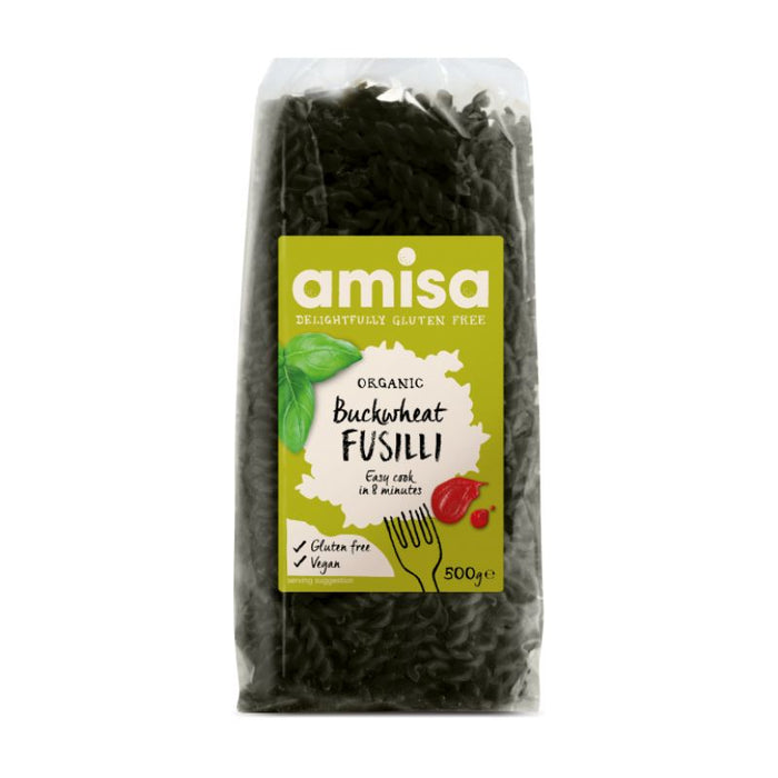 Amisa Organic Gluten Free Buckwheat Fusilli - 500g