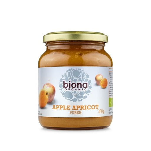 Biona Organic Apple Apricot Puree - 360g - FoodCraft Online Store 
