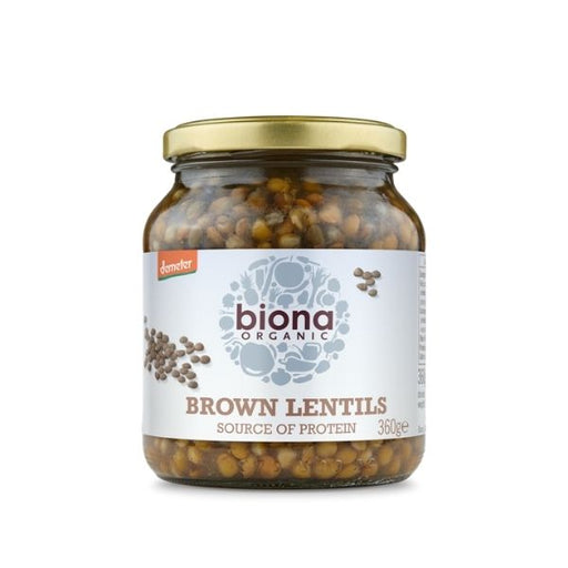 Biona Organic Brown Lentils - 360g - FoodCraft Online Store 