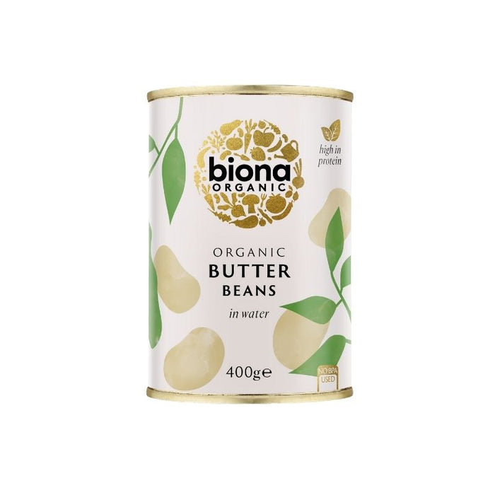 Biona Organic Butter Beans - 400g - FoodCraft Online Store 
