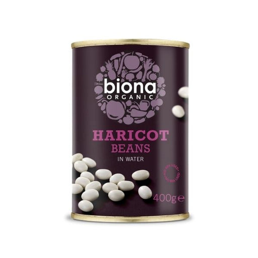 Biona Organic Haricot Beans - 400g - FoodCraft Online Store 