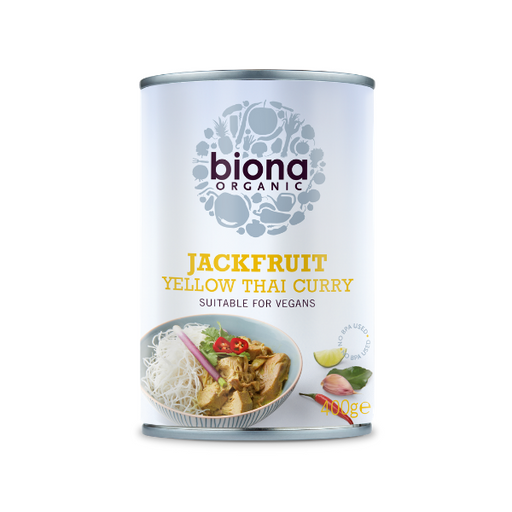 Biona Organic Jackfruit Yellow Thai Curry - 400g - FoodCraft Online Store 
