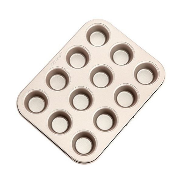 Chef Made 12 Cup Non-Stick Mini Muffin Pan - WK9021 - FoodCraft Online Store 
