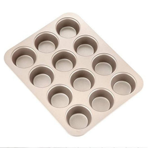 Chef Made 12 Cup Non-Stick Muffin Pan - WK9067 - FoodCraft Online Store 