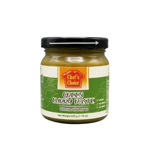 Chef's Choice Green Curry Paste - No Garlic & No Onion 220g - FoodCraft Online Store 