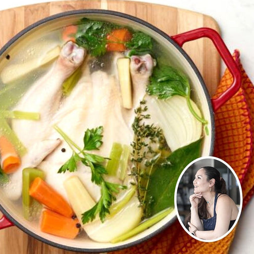 Gut-Healing Cooking Series: Chicken Bone Broth Cooking with Shima Shimizu - FoodCraft Online Store