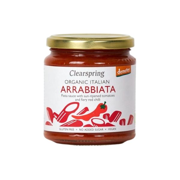Clearspring Demeter Organic Italian Arrabbiata Pasta Sauce - 300g - FoodCraft Online Store 