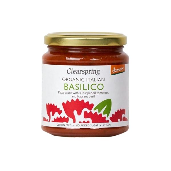 Clearspring Organic Basilico Pasta Sauce - 300g - FoodCraft Online Store 