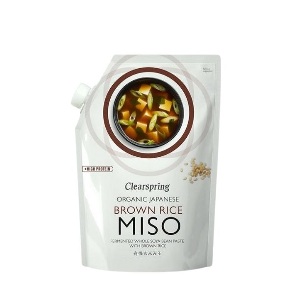 Clearspring Organic Japanese Brown Rice Miso Paste - Pasteurised - 300g - FoodCraft Online Store 