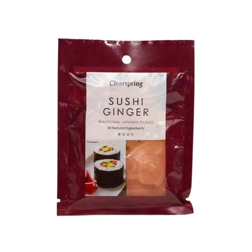 Clearspring Organic Japanese Sushi Ginger - 50g - FoodCraft Online Store 