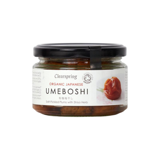 Clearspring Organic Japanese Umeboshi Plums - 200g - FoodCraft Online Store 