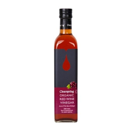 Clearspring Organic Red Wine Vinegar - 500ml - FoodCraft Online Store 