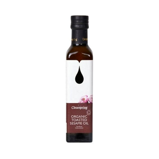 Clearspring Organic Toasted Sesame Oil - 250ml - FoodCraft Online Store 