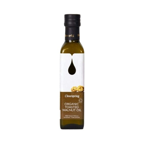 Clearspring Organic Toasted Walnut Oil - 250ml - FoodCraft Online Store 