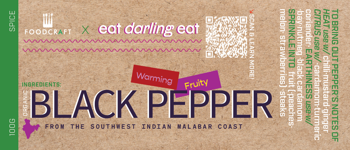 Organic Black Pepper Whole -  Foodcraft Online Store
