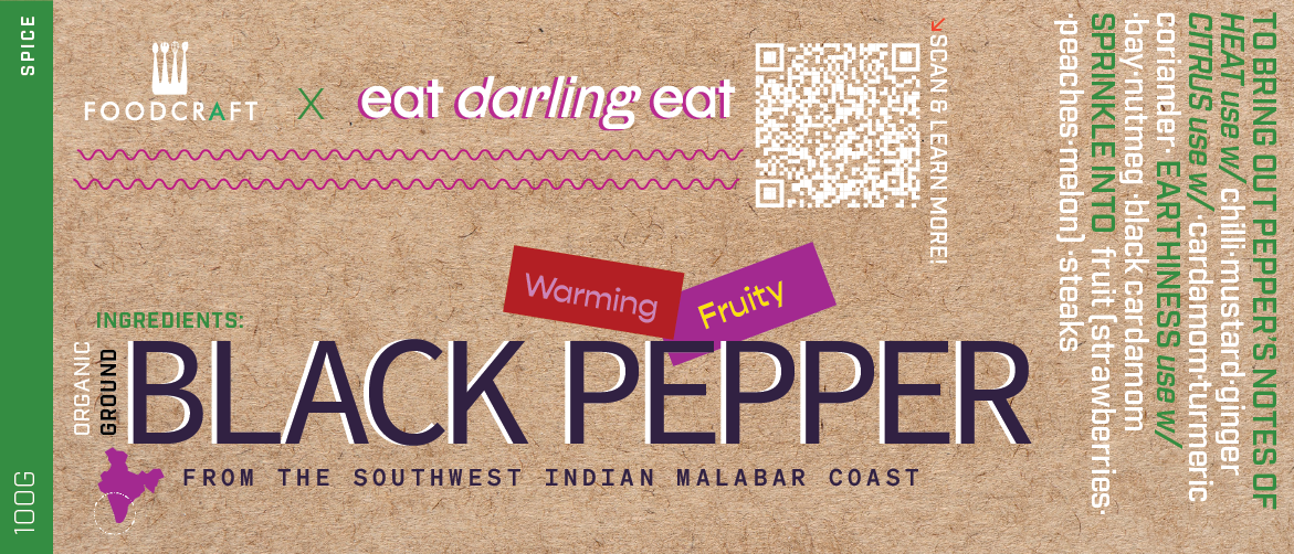 Organic Black Pepper Powder - 100g