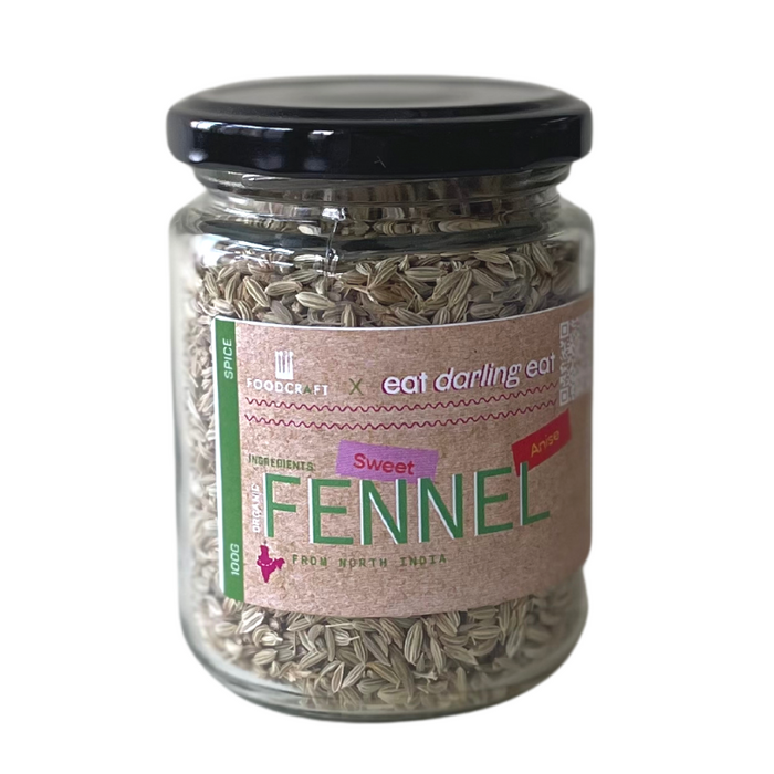 Organic Fennel Seeds - 100g