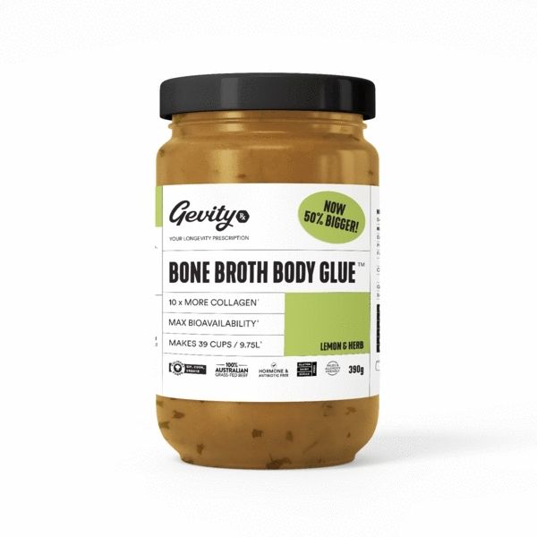 Gevity Lemon & Herb Bone Broth Body Glue - 390g - FoodCraft Online Store 