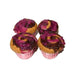 Gluten-Free Cinnamon Roll Sourdough Cups with PINK Fairy Icing - 4 mini rolls - FoodCraft Online Store 