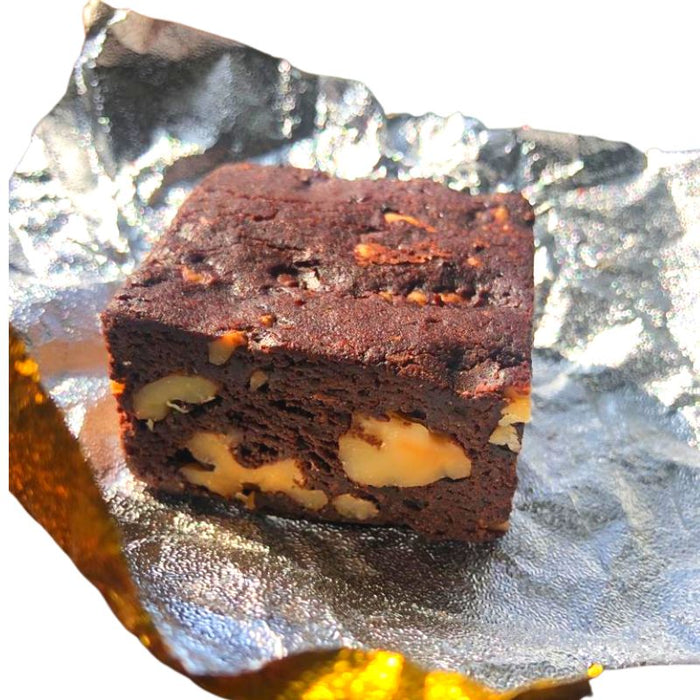 Gluten Free Vegan Chocolate Brownie with Sprouted Walnuts - Foodcraft Online Store