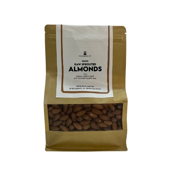 Greek Raw Sprouted Almonds - 454g - FoodCraft Online Store 