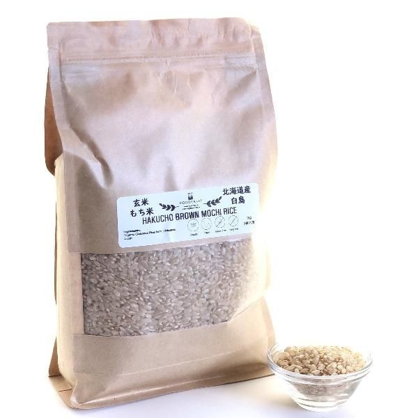 Hakucho Brown Mochi Rice (白鳥 Sweet Brown Glutinous Rice) - FoodCraft Online Store 