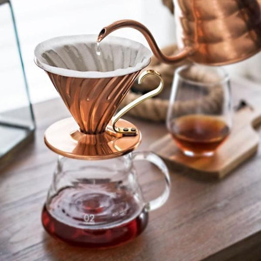 Hario V60 Copper Dripper 02 (1-4 cups) - FoodCraft Online Store 