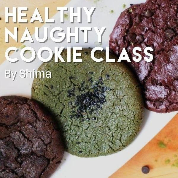 Healthy Naughty Vegan & Gluten-Free Cookie Class with Shima Shimizu - FoodCraft Online Store 