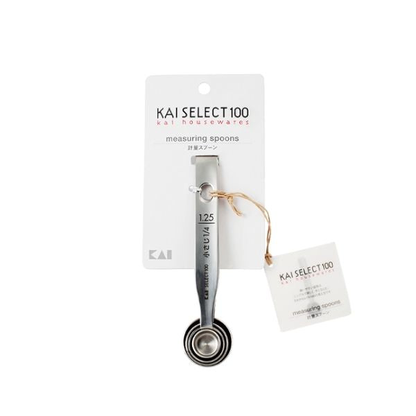 KAI SELECT 100 Measuring Spoon - 4 Spoons Set - FoodCraft Online Store 