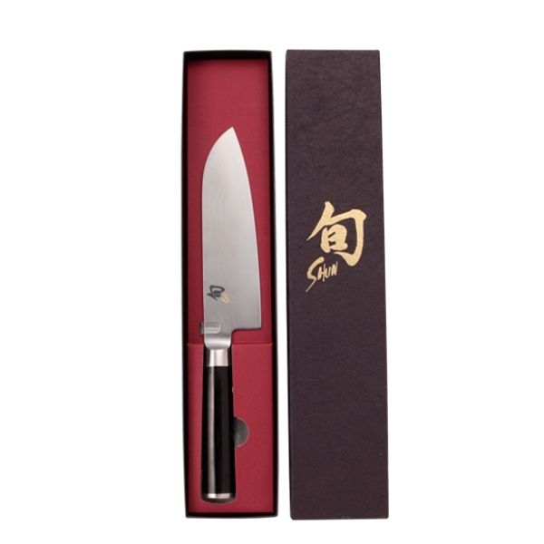 KAI Shun Classic Santoku 7" Knife - DM0702 - FoodCraft Online Store 