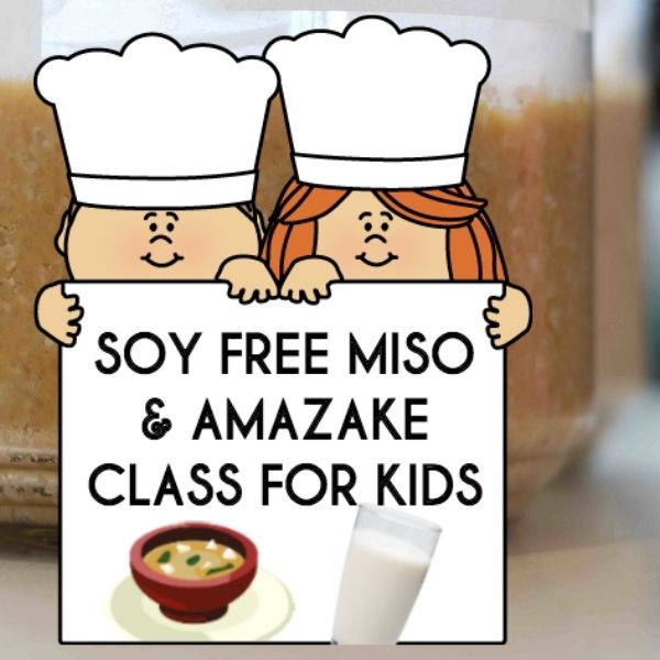 KIDS Soy Free Miso & Amazake Class - FoodCraft Online Store 