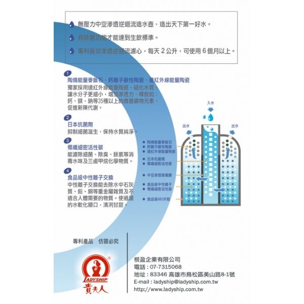 Ladyship Water Purifier - Filter Replacement - FoodCraft Online Store 