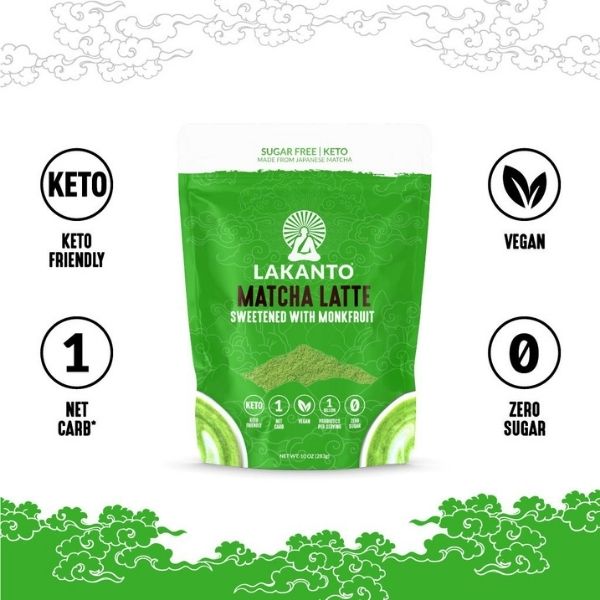 Lakanto Matcha Latte Sweetened with Monkfruit - 283g - FoodCraft Online Store 