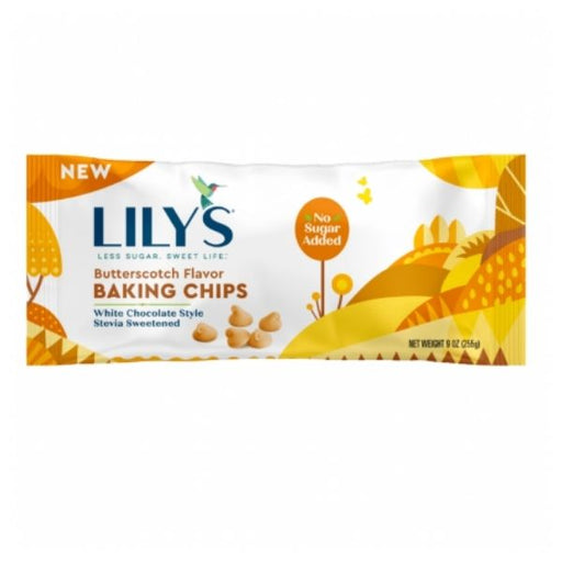 Lily's Stevia Sweetened Butterscotch Baking Chips - 255g - FoodCraft Online Store 