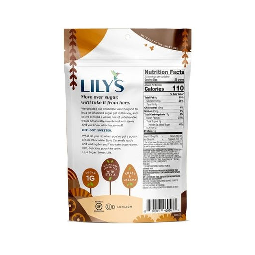 Lily's Stevia Sweetened Milk Chocolate Covered Caramels - 99g - FoodCraft Online Store 