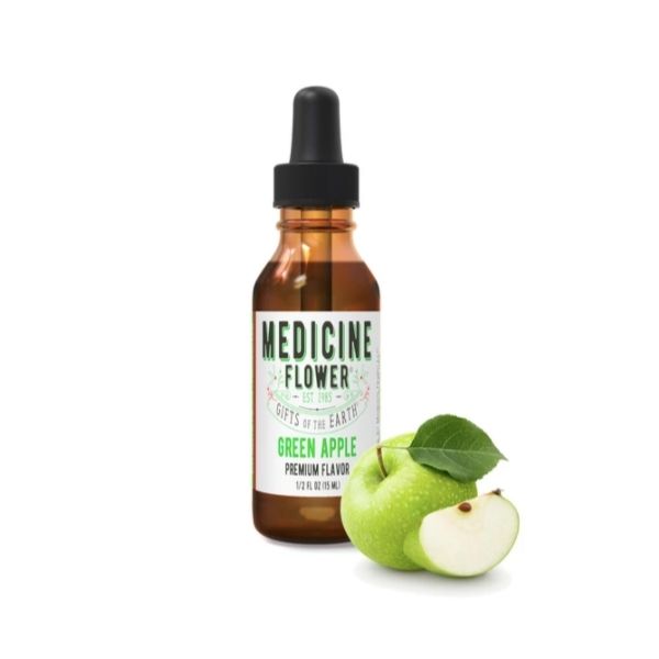 Medicine Flower Organic Green Apple Flavor Extract - 15ml - FoodCraft Online Store 