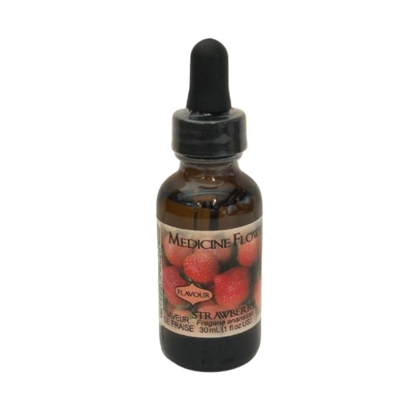 Medicine Flower Organic Strawberry Flavor Extract - 30ml - FoodCraft Online Store 