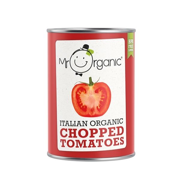 Mr Organic Italian Organic Chopped Tomatoes - 400g - FoodCraft Online Store 