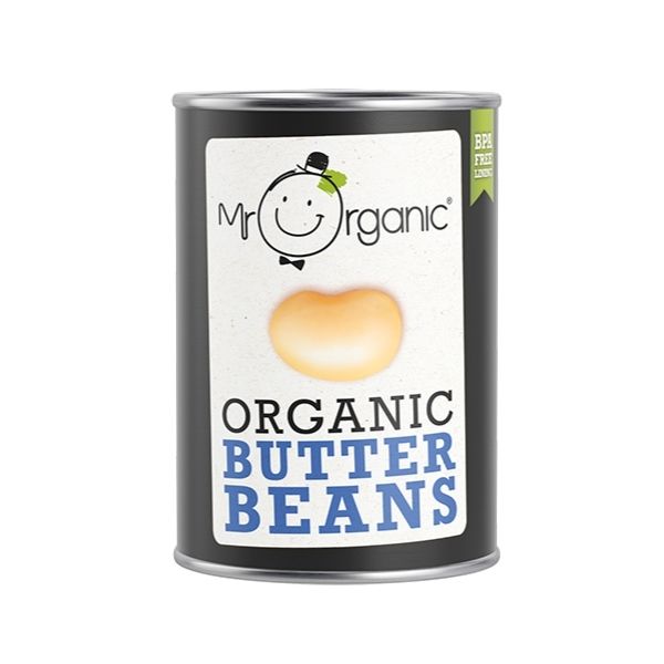 Mr Organic Organic Butter Beans - FoodCraft Online Store 