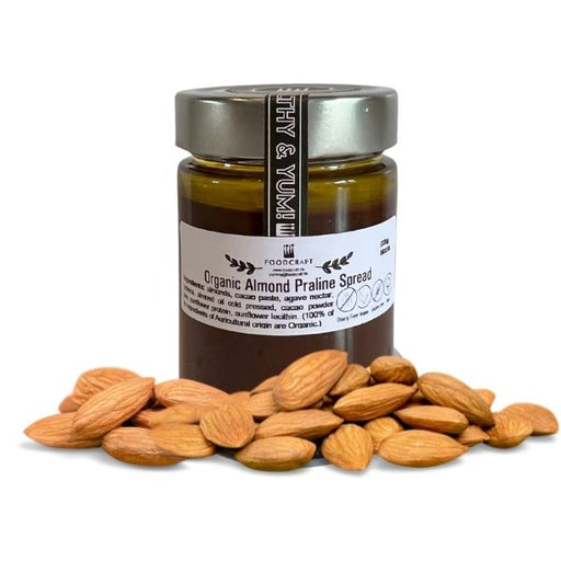 Organic Almond Praline Spread - 330g - FoodCraft Online Store 