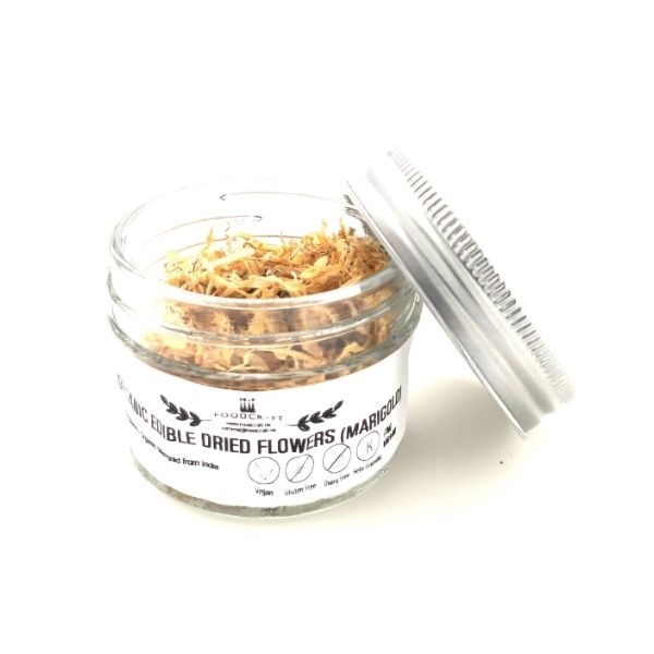 Organic Edible Dried Marigold Flowers - 3g - FoodCraft Online Store 
