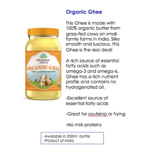 Organic India Organic Ghee - 250ml - FoodCraft Online Store 