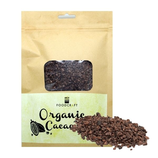 Organic Raw Cacao Nibs - 227g - FoodCraft Online Store 