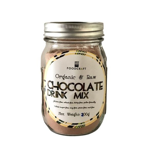 Organic Raw Sugar Free Chocolate Drink Mix - 200g - FoodCraft Online Store 