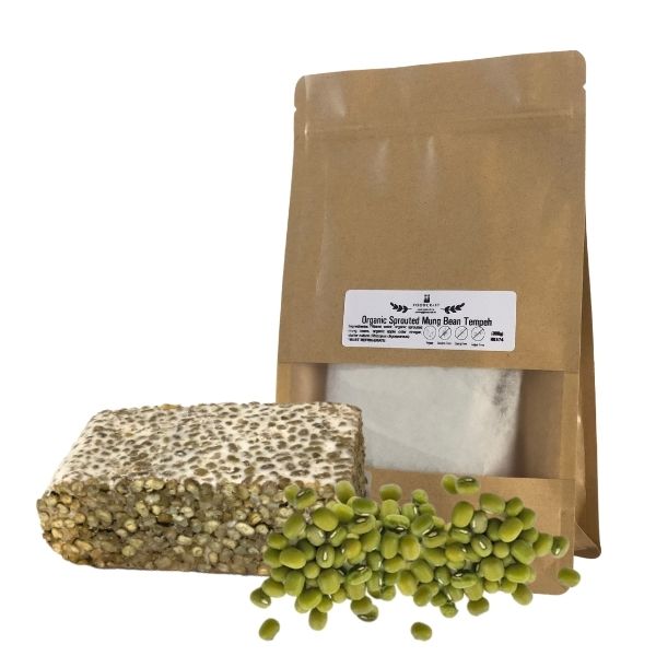 Organic Sprouted Mung Bean Tempeh - 300g - FoodCraft Online Store 