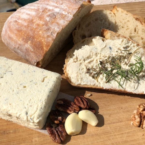 Organic Vegan Spreadable Garlic & Herbs Cream Cheese - 180g - FoodCraft Online Store 