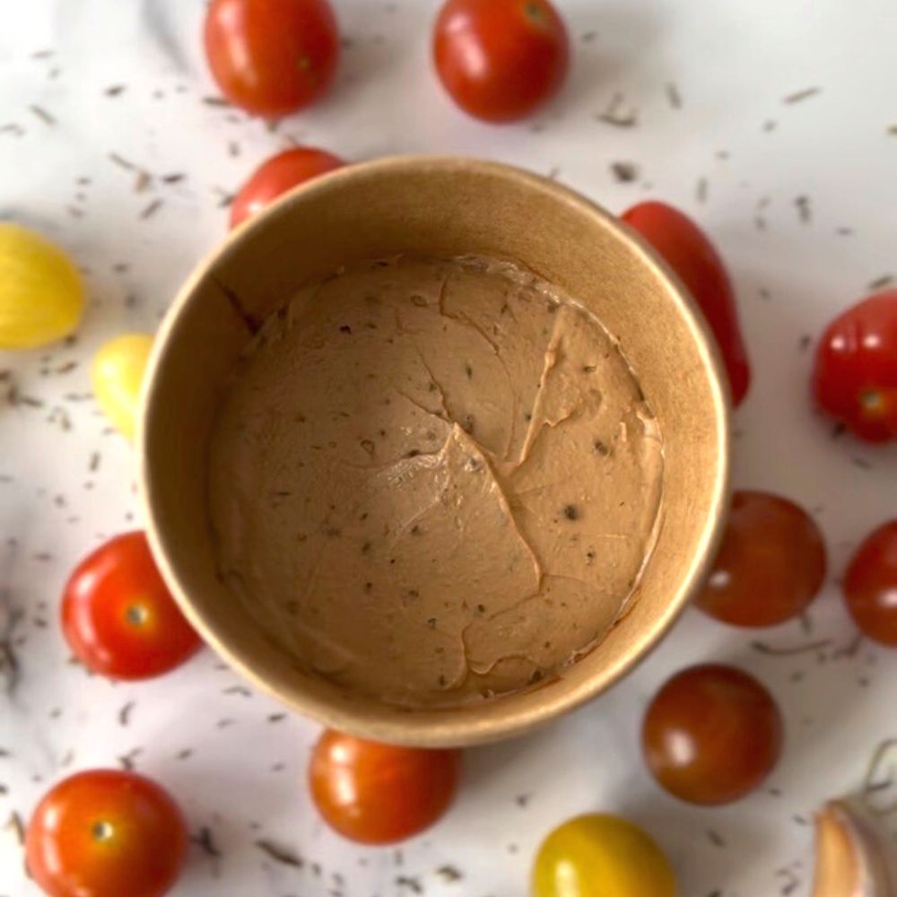 Organic Vegan Spreadable Tomato Cream Cheese - 180g - FoodCraft Online Store