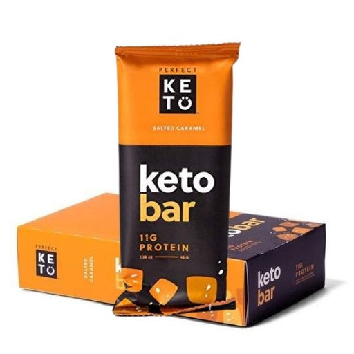 Perfect Keto Salted Caramel Keto Bars - Set of 6 - FoodCraft Online Store 