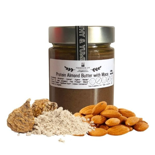 Protein Almond Butter with Maca - 330g - FoodCraft Online Store 