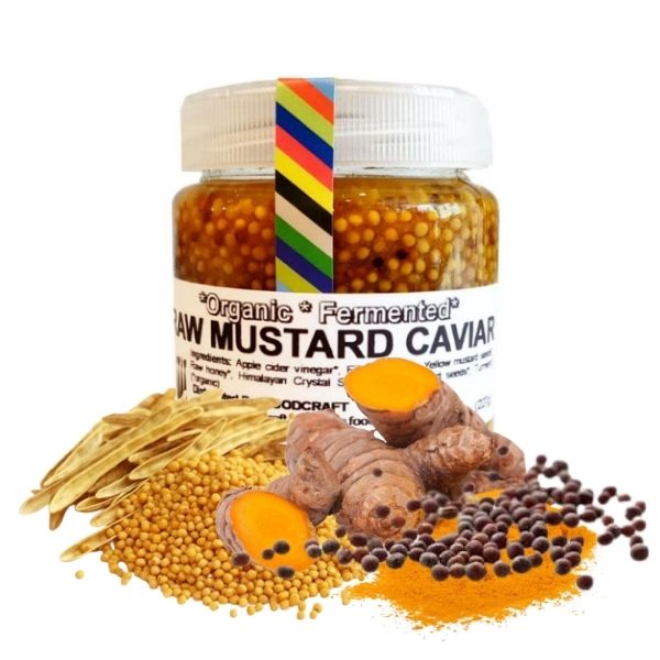 Raw Fermented Mustard Caviar - 227g - FoodCraft Online Store 